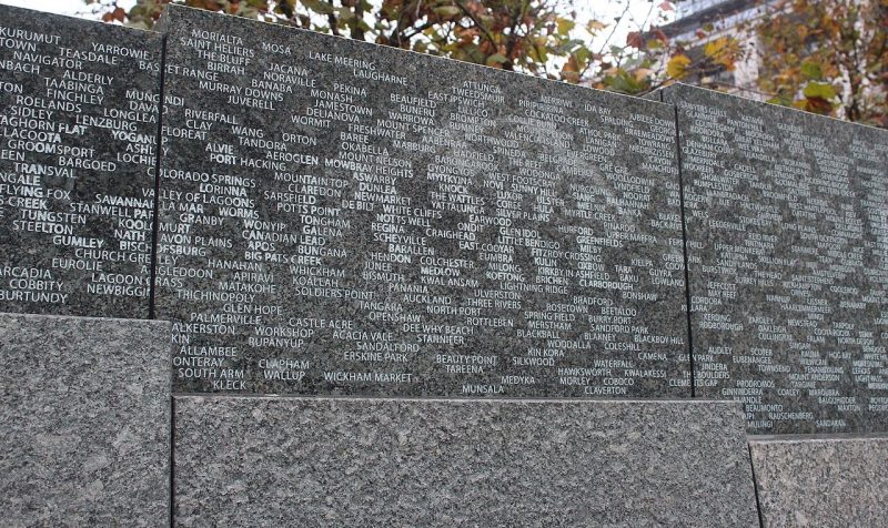 г. Лондон. Австралийский военный мемориал в честь 102 000 австралийцев, погибших в Первой и Второй мировых войнах.