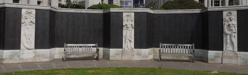 г. Лондон. Мемориал на Тауэр-Хилл в честь торговых моряков.