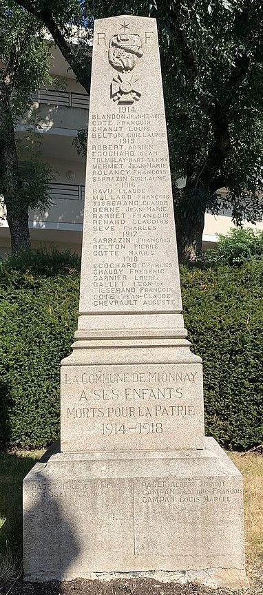 г. Мионн. Военный мемориал. 