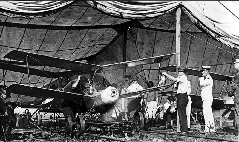 Kettering Bug — один из первых беспилотных самолётов. 1918 г.