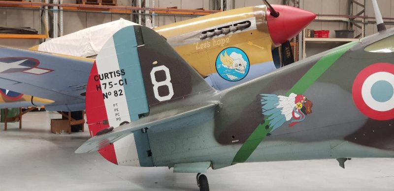 Авиационный зал музея.