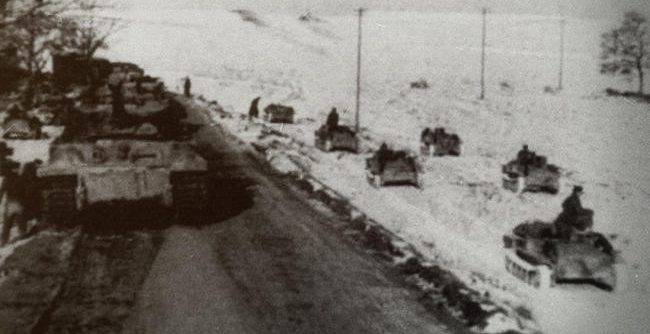 Порядок следования тяжелой роты радиоуправления.