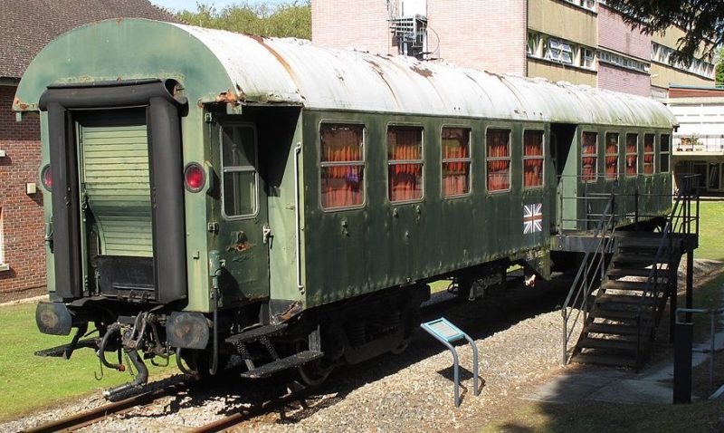 Вагон санитарного поезда.