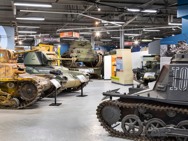 Зал истории Второй мировой войны.