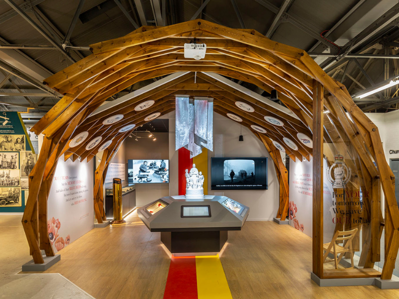 Мемориальная комната Королевского бронетанкового корпуса.