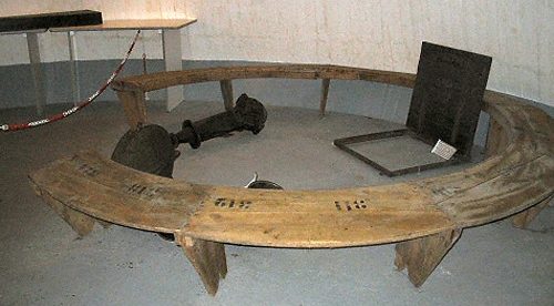 Варианты размещения лавок внутри башни. 