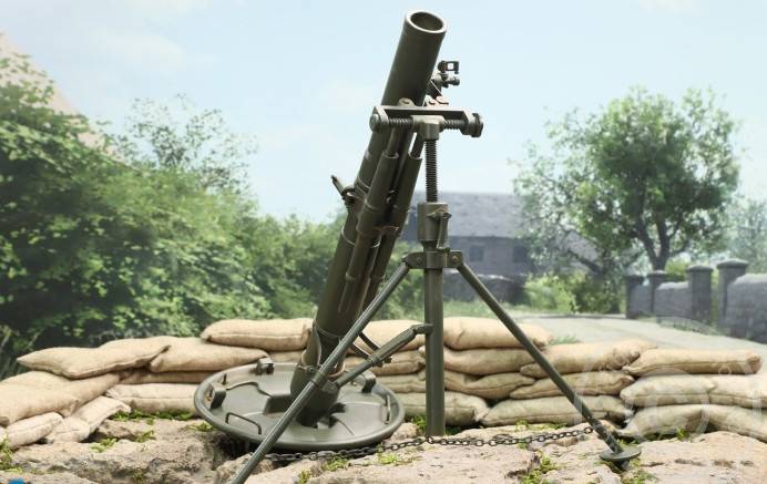 Немецкий 120-мм миномёт 12 cm Gr.W. 42.