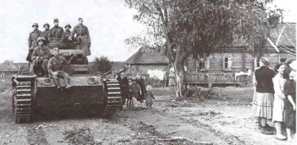 Трофейный танк Pz. III на Западном фронте. Сентябрь 1941 г.